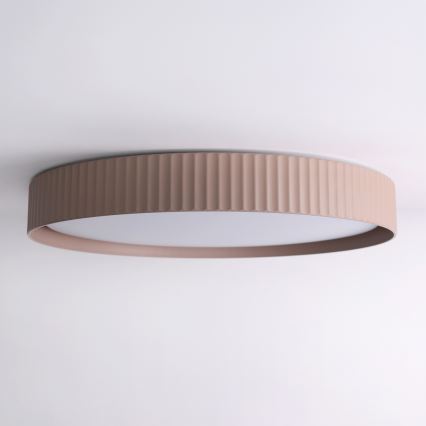 Brilagi - reguliuojamo ryškumo LED lubinis šviestuvas LUCIA LED/60W/230V 3000-6500K skersm. 59 cm rudas + nuotolinis valdymas