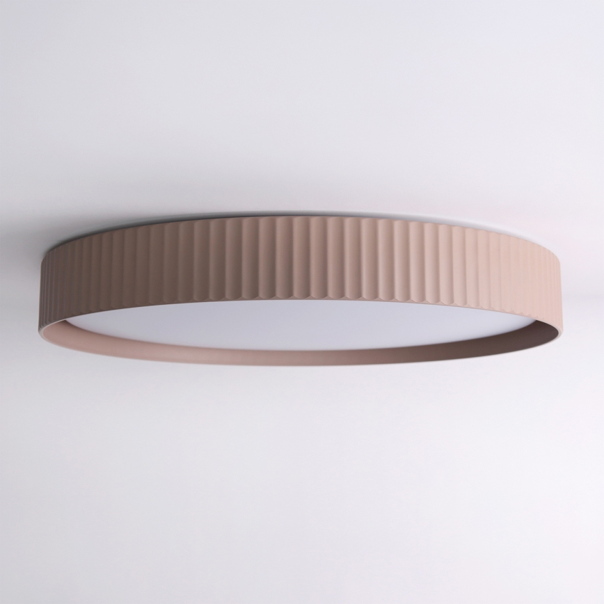 Brilagi - reguliuojamo ryškumo LED lubinis šviestuvas LUCIA LED/60W/230V 3000-6500K skersm. 59 cm rudas + nuotolinis valdymas