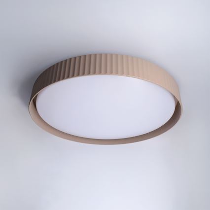 Brilagi - dimeriuojamas LED lubų šviestuvas LUCIA LED/60W/230V 3000-6500K skersmuo 59 cm taupe + nuotolinis valdymas