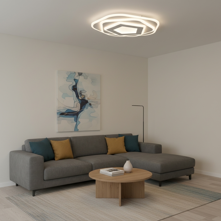 Brilagi - Dimeriuojamas LED lubų šviestuvas MODERN LED/64W/230V 3000–6000 K Ø 40 cm + nuotolinis valdymas