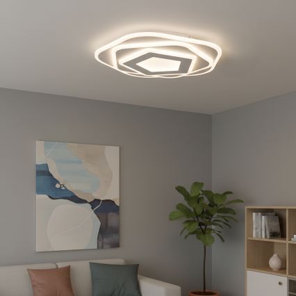 Brilagi - Dimeriuojamas LED lubų šviestuvas MODERN LED/64W/230V 3000–6000 K Ø 40 cm + nuotolinis valdymas