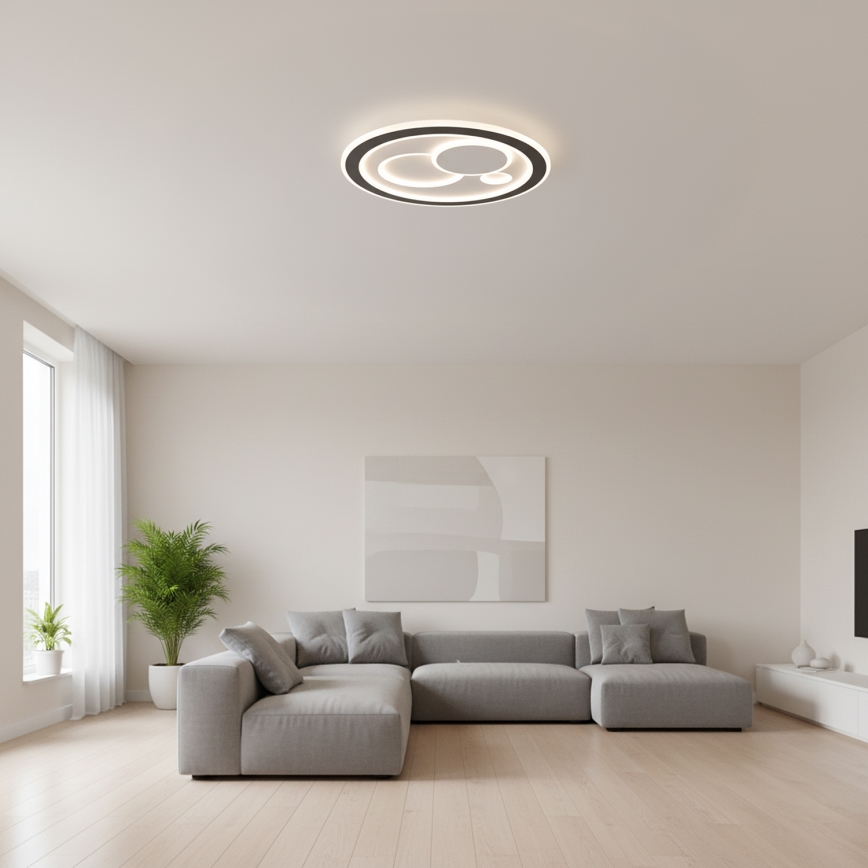 Brilagi - Dimeriuojamas LED lubinis šviestuvas MODERN LED/89W/230V 3000-6000K skersmuo 47 cm + nuotolinio valdymo pultas