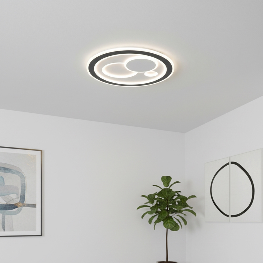 Brilagi - Dimeriuojamas LED lubinis šviestuvas MODERN LED/89W/230V 3000-6000K skersmuo 47 cm + nuotolinio valdymo pultas