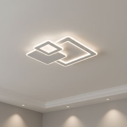 Brilagi - Reguliuojamas LED lubinis šviestuvas MODERN LED/93W/230V 3000-6000K 48,5x48,5 cm + su nuotoliniu pulteliu