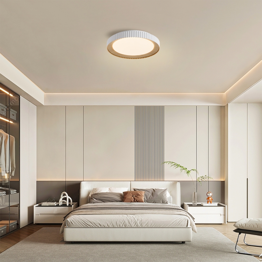 Brilagi - NEXO dimeriuojamas LED lubų šviestuvas LED/48W/230V 3000-6000K balta, skersmuo 43 cm + nuotolinis valdymas