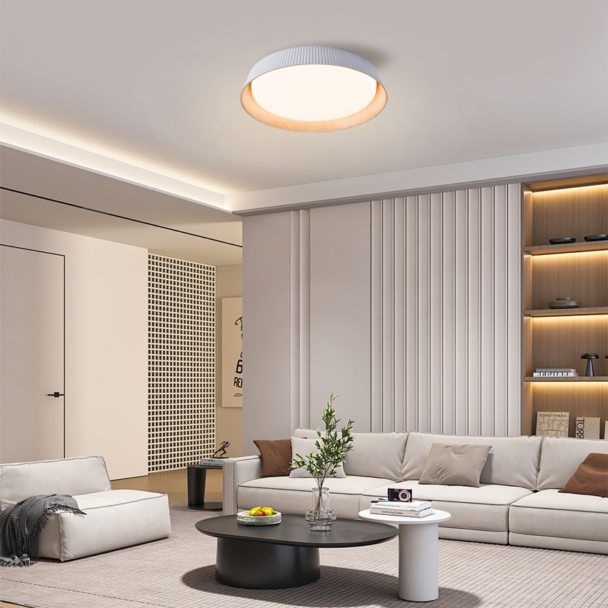 Brilagi - Dimeriuojamas ORINO LED lubų šviestuvas LED/54W/230V 3000-6000K, baltas, Ø 43 cm + nuotolinis pultas