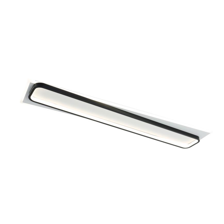 Brilagi - dimeriuojamas LED lubinis šviestuvas OUTLINE LED/90W/230V 3000-6000K 18x100 cm balta/juoda + nuotolinio valdymo pultas