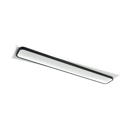 Brilagi - dimeriuojamas LED lubinis šviestuvas OUTLINE LED/90W/230V 3000-6000K 18x100 cm balta/juoda + nuotolinio valdymo pultas