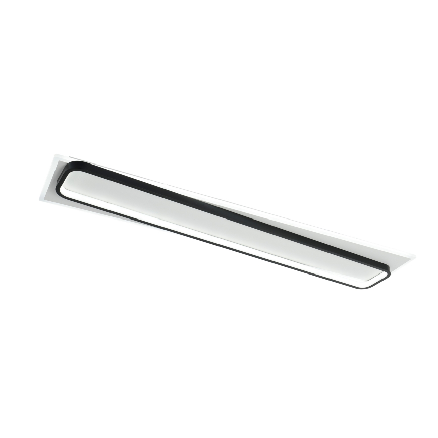 Brilagi - dimeriuojamas LED lubinis šviestuvas OUTLINE LED/90W/230V 3000-6000K 18x100 cm balta/juoda + nuotolinio valdymo pultas