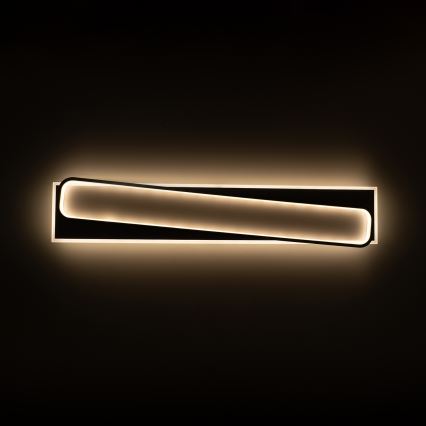 BRILAGI - dimeriuojamas LED lubinis šviestuvas OUTLINE LED/90W/230V 3000-6000K 18x100 cm balta/juoda + nuotolinio valdymo pultas