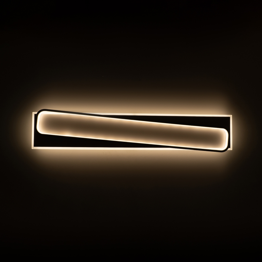 BRILAGI - dimeriuojamas LED lubinis šviestuvas OUTLINE LED/90W/230V 3000-6000K 18x100 cm balta/juoda + nuotolinio valdymo pultas