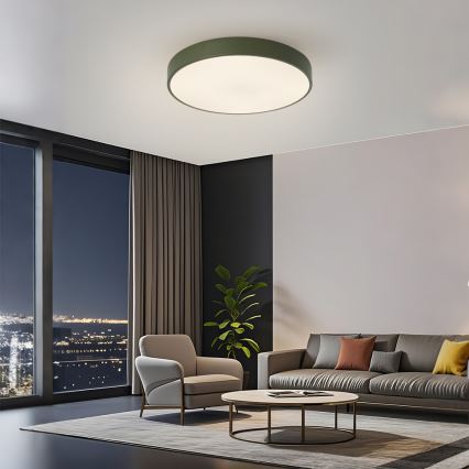 Brilagi - dimeriuojamas lubinis LED šviestuvas POOL LED/60W/230V 3000-6000K Ø 50 cm žalias + nuotolinis valdymas