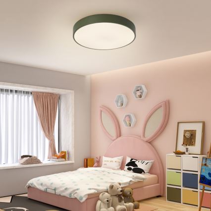 Brilagi - dimeriuojamas lubinis LED šviestuvas POOL LED/60W/230V 3000-6000K Ø 50 cm žalias + nuotolinis valdymas