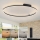 Brilagi - reguliuojamas LED lubų šviestuvas PORTOFINO LED/85W/230V 3000-6000K, skersmuo 120 cm, juodas + nuotolinis valdymas