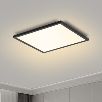 Brilagi - reguliuojamas LED lubų šviestuvas SLIMFRAME LED/25W/230V 30x30 cm 3000-6000K juodas + nuotolinis valdymas