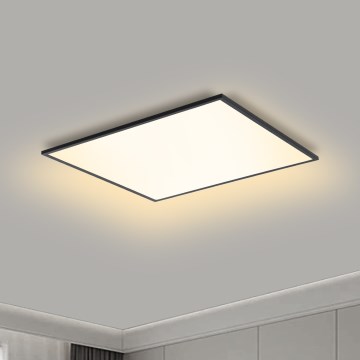 Brilagi - reguliuojamas LED lubų šviestuvas SLIMFRAME LED/36W/230V 45x45 cm 3000-6000K juodas + nuotolinio valdymo pultas