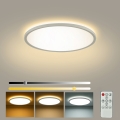 Brilagi - reguliuojamas LED lubų šviestuvas ULTRA SLIM LED/18W/230V 2700-6500K Ø 30 cm baltas + nuotolinis pultelis