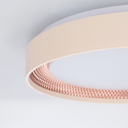 Brilagi - LED dimeriuojamas lubinis šviestuvas WALDO LED/48W/230V 3000–6500K Ø 40 cm smėlinis/auksinis + su nuotoliniu pulteliu