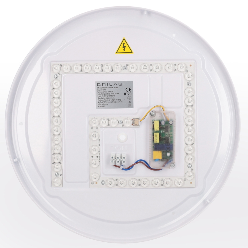 Brilagi - LED dimeriuojamas lubinis šviestuvas WALDO LED/48W/230V 3000–6500K Ø 40 cm smėlinis/auksinis + su nuotoliniu pulteliu