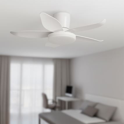 Brilagi - dimeriuojamas LED lubų ventiliatorius LED/32W/230V 3000-6500K skersmuo 95 cm balta + su nuotoliniu pultu