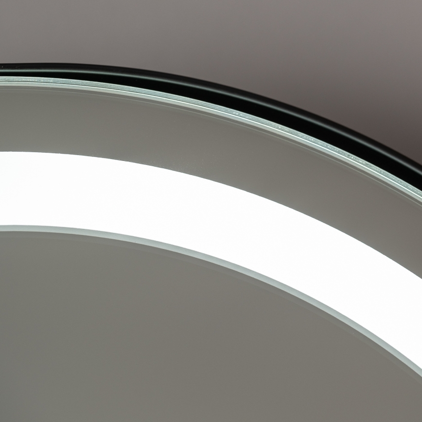 BRILAGI - LED makiažo veidrodis CALIFORNIA su reguliuojamu ryškumu LED/14W/230V 3000/4000/6500K 44x40 cm juodas