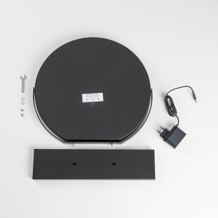 BRILAGI - LED makiažo veidrodis CALIFORNIA su reguliuojamu ryškumu LED/14W/230V 3000/4000/6500K 44x40 cm juodas