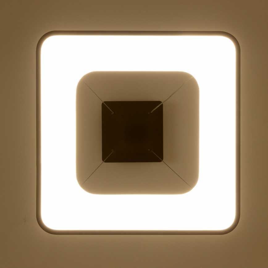 Brilagi - Dimeriuojamas LED pakabinamas šviestuvas ant kabelio FALCON II LED/80W/230V 3000-6500K 40x40 cm juodas + nuotolinis valdymas