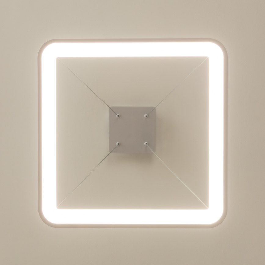 Brilagi - dimeriuojama pakabinama LED liustra ant laido FALCON SLIM LED/50W/230V 3000-6500K 50x50 cm balta + nuotolinis valdymas