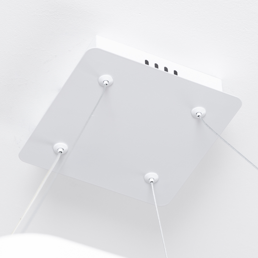 Brilagi - dimeriuojama pakabinama LED liustra ant laido FALCON SLIM LED/50W/230V 3000-6500K 50x50 cm balta + nuotolinis valdymas