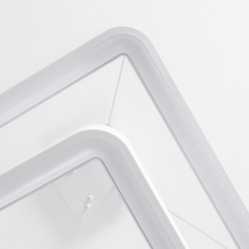 Brilagi - Dimeriuojamas LED pakabinamas šviestuvas ant troselio FALCON SLIM LED/78W/230V 3000-6500K 50x50 cm balta + nuotolinis valdymas