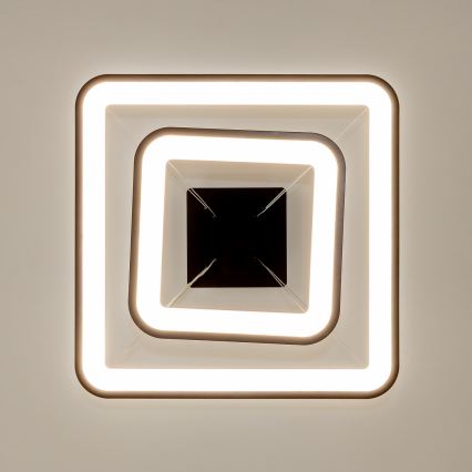 Brilagi - LED dimeriuojamas pakabinamas šviestuvas ant laido FALCON SLIM LED/78W/230V 3000-6500K 50x50 cm juodas + nuotolinis valdymas