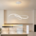 Brilagi - reguliuojamas LED pakabinamas šviestuvas ant laido INFINITY LED/80W/230V 3000-6000K 80x80 cm balta + nuotolinis valdymas