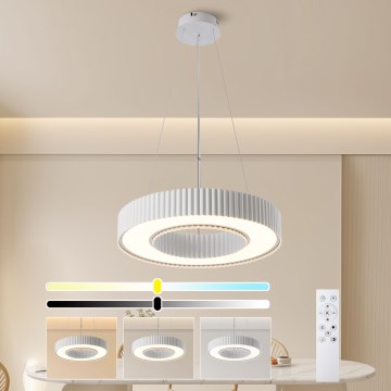 Brilagi - Reguliuojamas LED pakabinamas šviestuvas ant laido LUMIX LED/48W/230V 3000-6000K balta, skersmuo 50 cm + nuotolinis valdymas