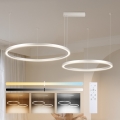 Brilagi - reguliuojamas LED pakabinamas šviestuvas ant laido PORTOFINO LED/98W/230V 3000-6000K sidabrinis + nuotolinis valdymas