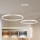 Brilagi - reguliuojamas LED pakabinamas šviestuvas ant laido PORTOFINO LED/98W/230V 3000-6000K sidabrinis + nuotolinis valdymas