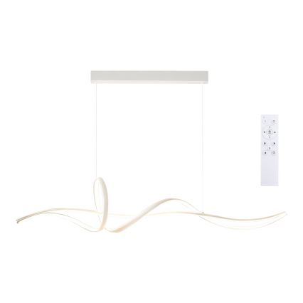 Brilagi - LED reguliuojamas pakabinamas šviestuvas ant laido SIGNATURE LED/55W/230V 3000-6000K 120x23 cm balta + su nuotoliniu pultu
