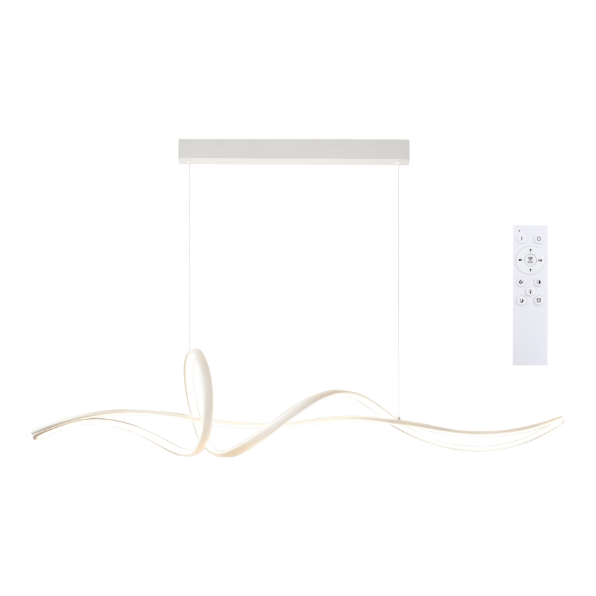 Brilagi - LED reguliuojamas pakabinamas šviestuvas ant laido SIGNATURE LED/55W/230V 3000-6000K 120x23 cm balta + su nuotoliniu pultu