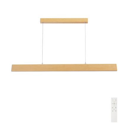 Brilagi - dimeriuojamas LED liustras ant laido SLIMLINE LED/40W/230V 3000-6000K ąžuolo dekoras + nuotolinis valdymas