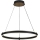Brilagi - reguliuojamas LED pakabinamas šviestuvas ant troselio CIRCLE LED/85W/230V 3000-6500K Ø 60 cm juoda/auksinė + nuotolinis valdymas