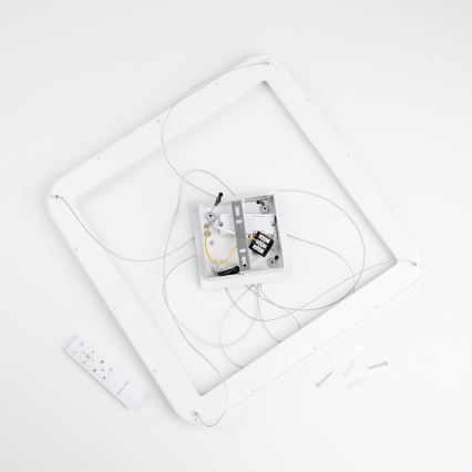 Brilagi - LED reguliuojamas pakabinamas šviestuvas ant laido FALCON SLIM LED/50W/230V 3000-6500K 50x50 cm baltas + nuotolinis valdymas