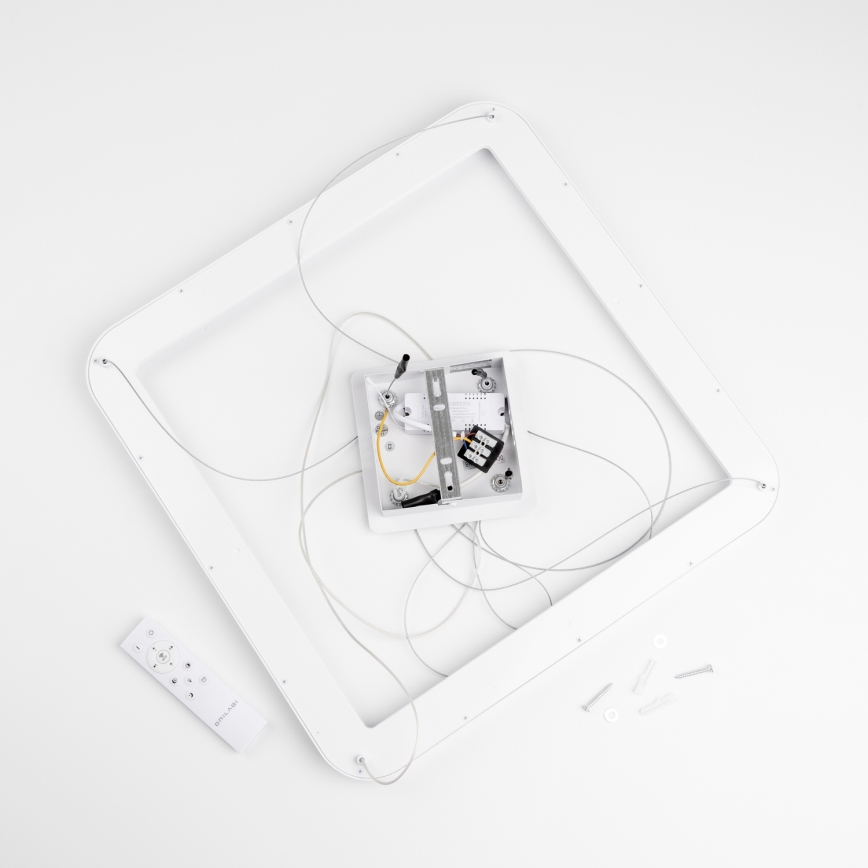 Brilagi - LED reguliuojamas pakabinamas šviestuvas ant laido FALCON SLIM LED/50W/230V 3000-6500K 50x50 cm baltas + nuotolinis valdymas