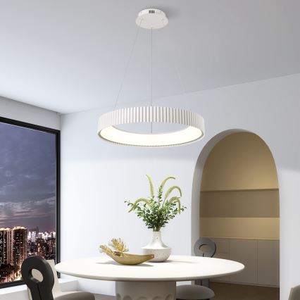 BRILAGI - LED dimeriuojamas pakabinamas šviestuvas ant laido FALCON MODERN LED/54W/230V 3000-6000K skersm. 60 cm baltas + nuotolinis valdymas