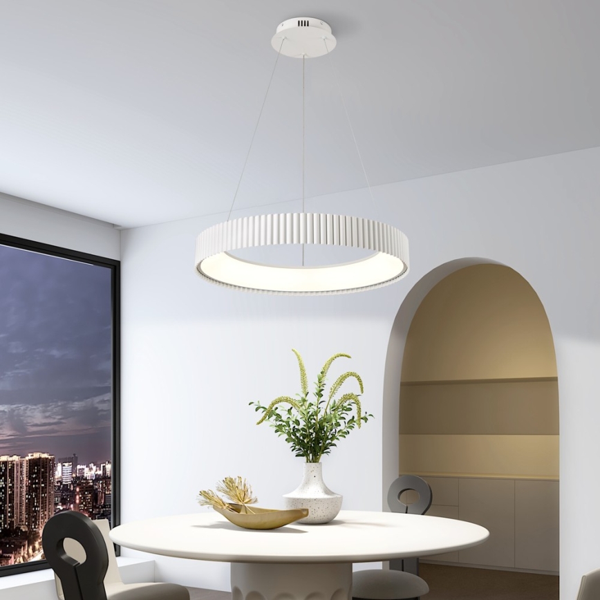 BRILAGI - LED dimeriuojamas pakabinamas šviestuvas ant laido FALCON MODERN LED/54W/230V 3000-6000K skersm. 60 cm baltas + nuotolinis valdymas