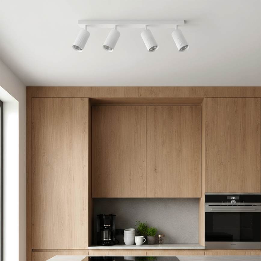 Brilagi - LED RGBW dimeriuojamas taškinis šviestuvas SELE MODERN 4xGU10/4,8W/230V 3000K baltas + nuotolinis pultas