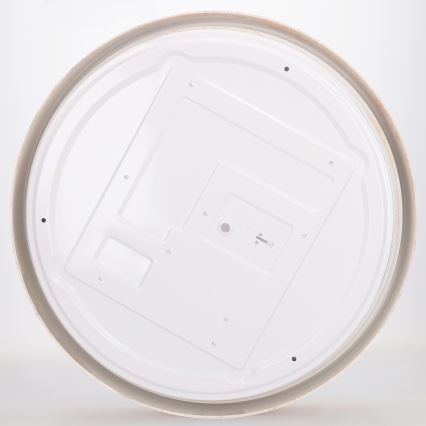 Brilagi - Dimeriuojamas LED lubinis šviestuvas FLOCO LED/48W/230V 3000-6500K skersmuo 40 cm medžio dekoras/juodas + nuotolinis valdymas
