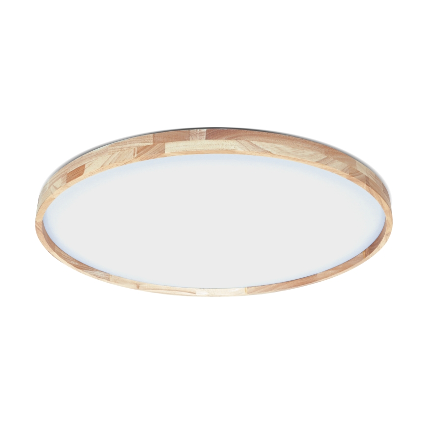 Brilagi - LED dimeriuojamas lubinis šviestuvas ALSON LED/72W/230V 3000-6500K ąžuolas, skersmuo 78 cm + nuotolinis valdymas