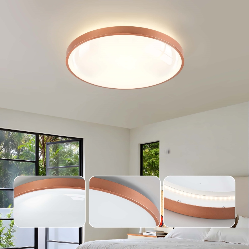 BRILAGI - LED Reguliuojamas lubinis šviestuvas GLASS POOL DOUBLE LED/60W/230V pr. 50 cm vario spalvos + nuotolinis valdymas