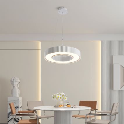 Brilagi - Reguliuojamas LED pakabinamas šviestuvas ant laido LUMIX LED/48W/230V 3000-6000K balta, skersmuo 50 cm + nuotolinis valdymas