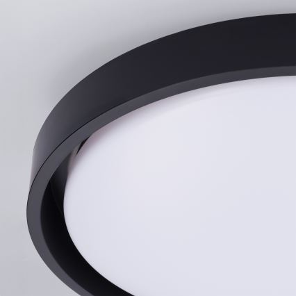 Brilagi - dimeriu reguliuojamas LED lubinis šviestuvas MATTEO LED/48W/230V 3000-6500K skersmuo 41 cm juodas + su nuotoliniu pulteliu