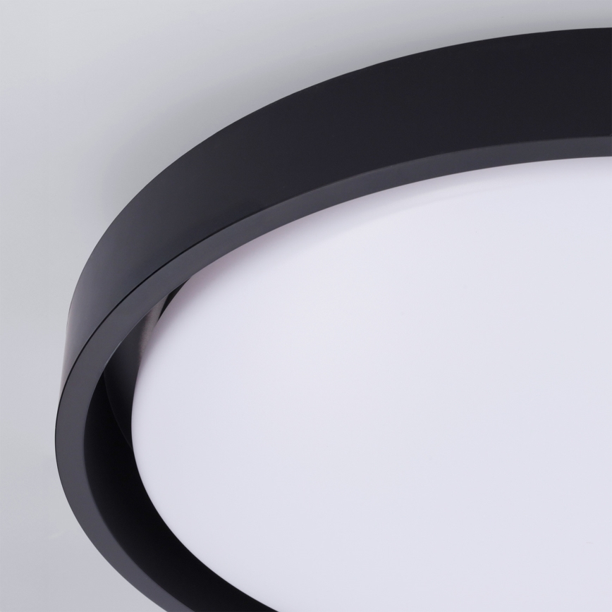 Brilagi - dimeriu reguliuojamas LED lubinis šviestuvas MATTEO LED/48W/230V 3000-6500K skersmuo 41 cm juodas + su nuotoliniu pulteliu